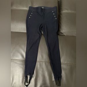 Loft Petites navy blue legging size Small P